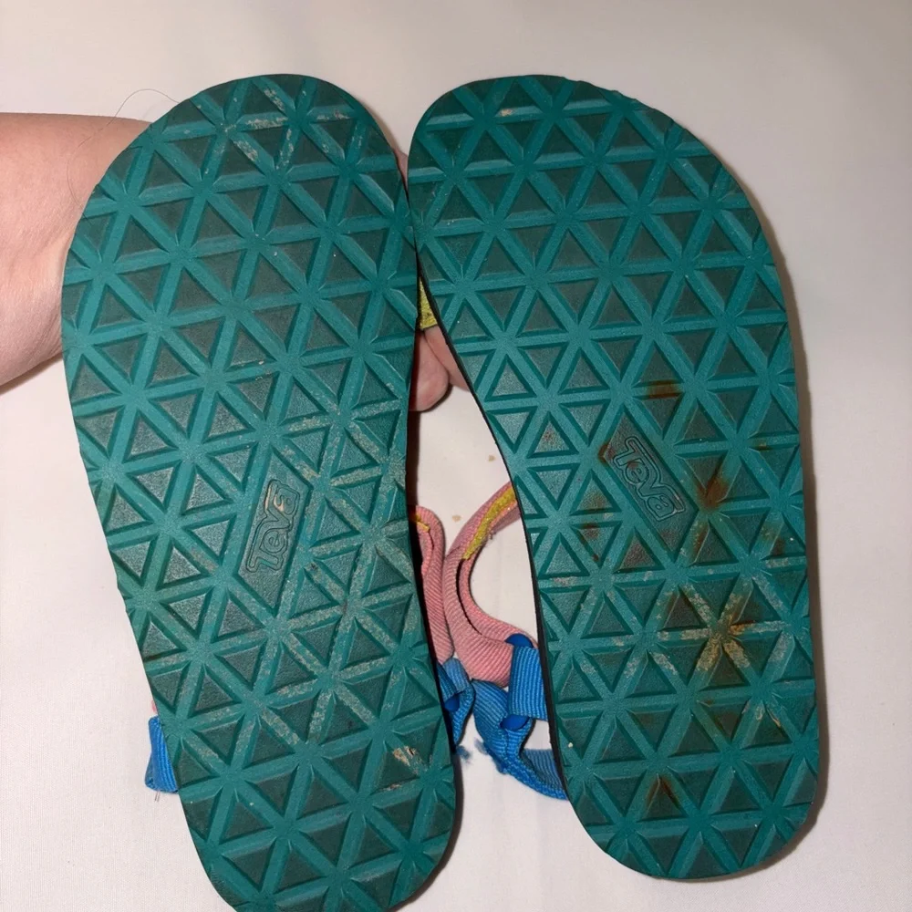 Teva Kids‎ Original Universal Multi-Color Strap Sandals 90s Multi Size 3